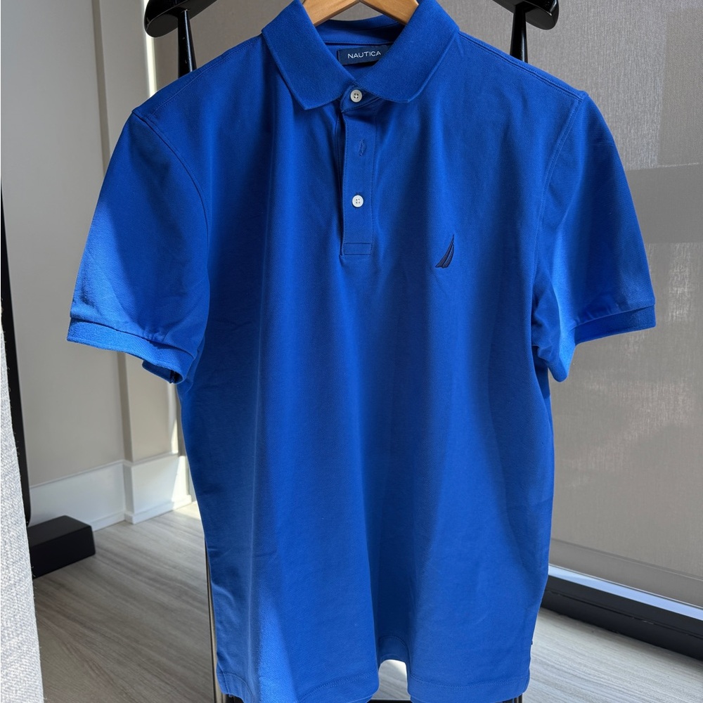 Nautica Men's Blue Polo Shirt